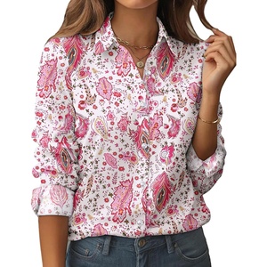 siliteelon Women Button Down Shirts Dress Shirts Long Sleeve Classic-Fit Cotton(Pink Twill)